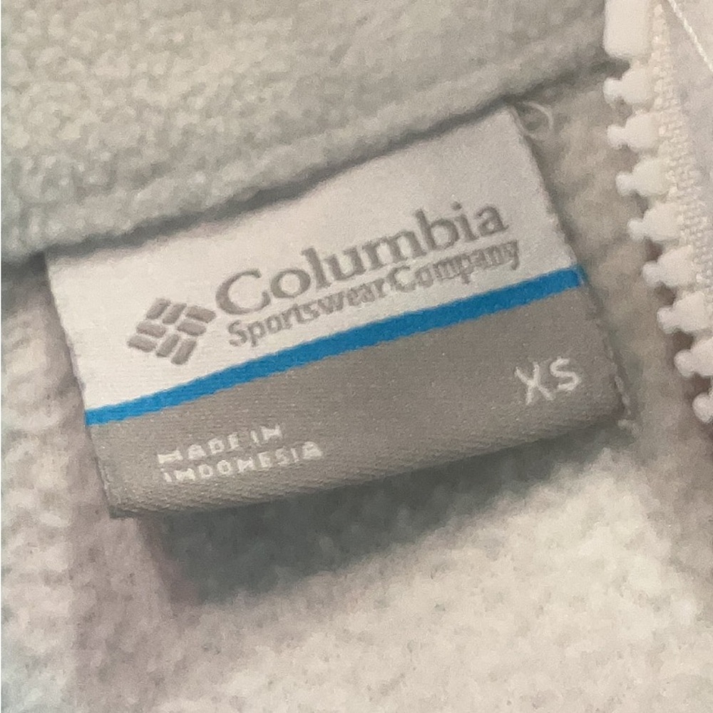 Columbia Benton Springs Full Zip Fleece in Winter White - Picture 4 of 4